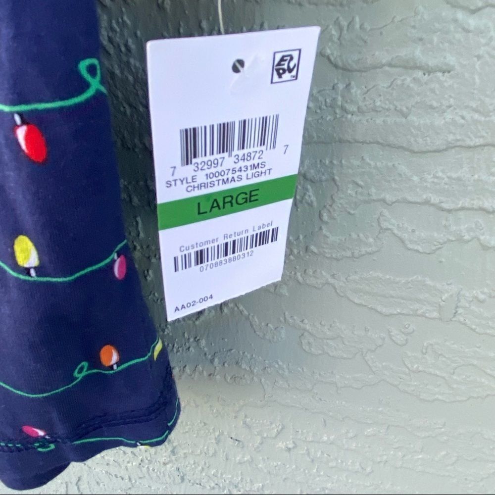 Jenni Christmas Lights Sz L Sleepwear NWT - Picture 12 of 13